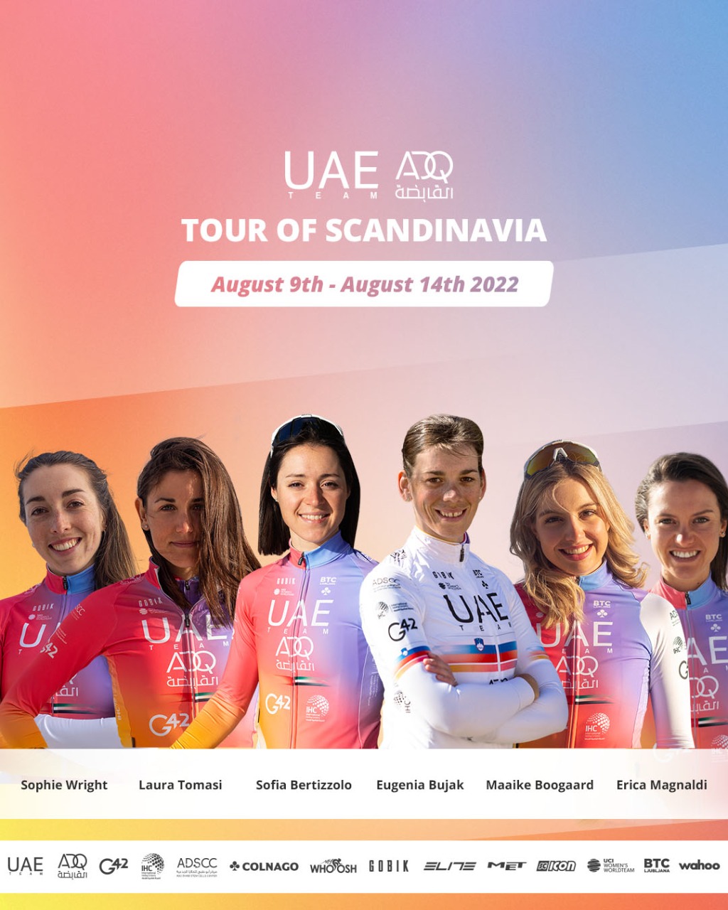 UAE Team ADQ starts again at Tour of Scandinavia