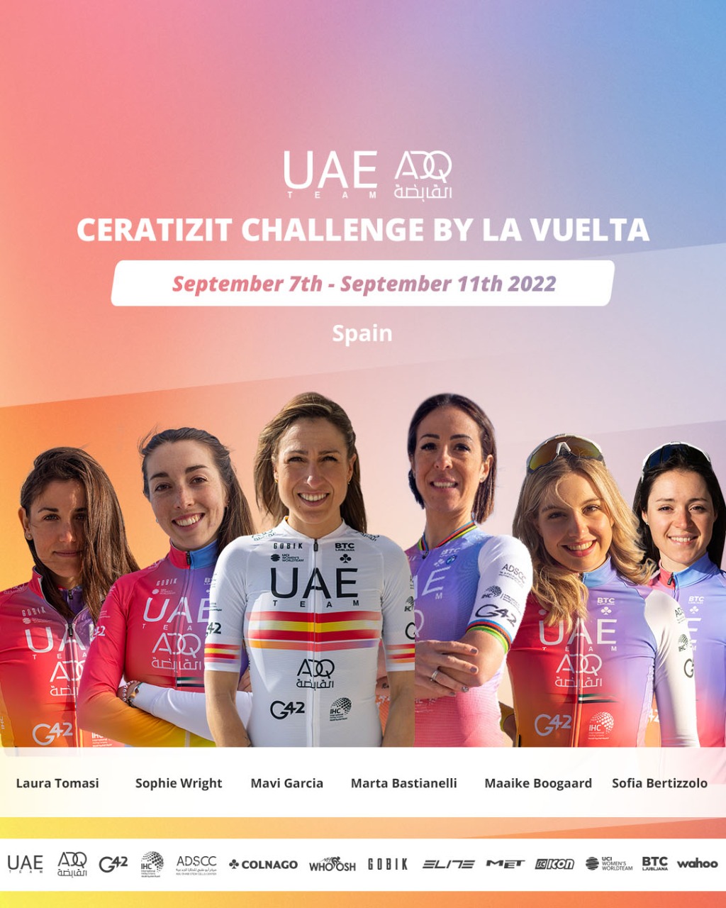 The line-up for the Challenge by la Vuelta